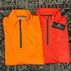 NWT Vineyard Vines Sankaty Performance Half Zips